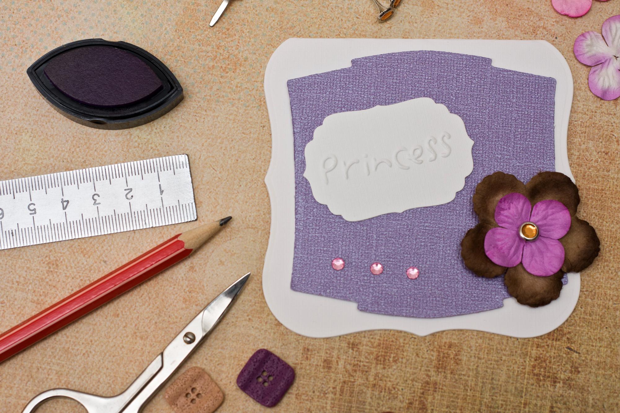 Samples of stitched badges and labels